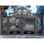 Cổng Inox Công Nghệ Sơn Nung -1 