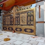 Cổng inox nghệ nung  2